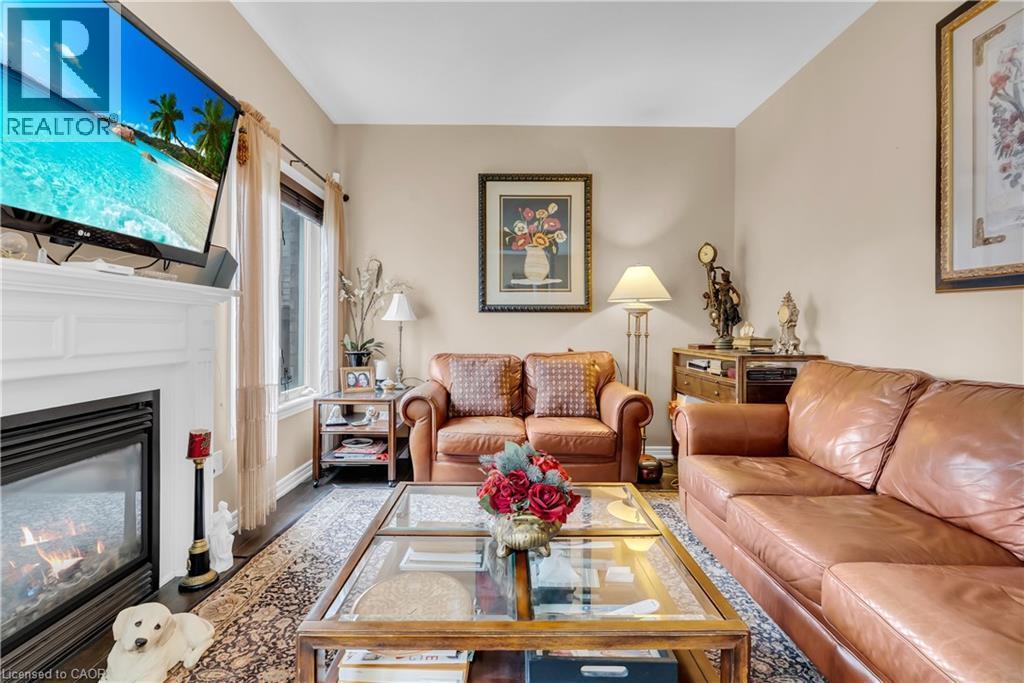 786 Fourth Line, Milton, ON - Indoor Photo Showing Living Room With Fireplace