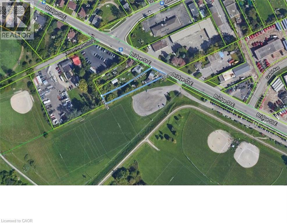 Lot layout - 46 Bridge Street E, Kitchener, ON