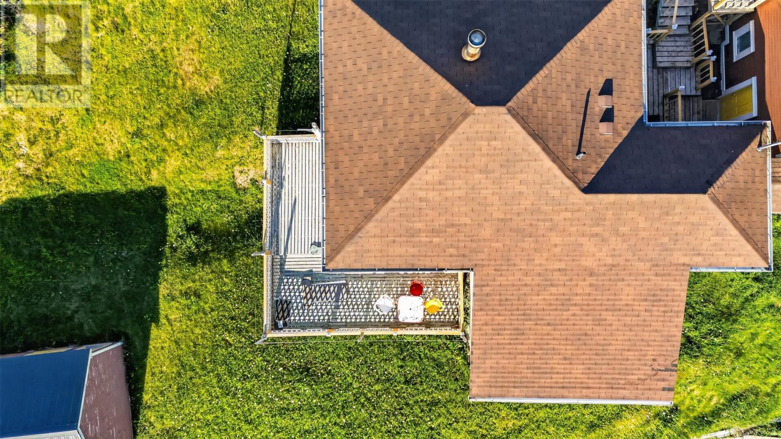 Deck from above - 15 Main Road, Dildo, NL - Outdoor With Exterior