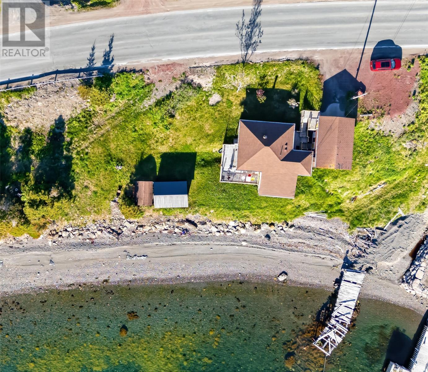 Aerial - 15 Main Road, Dildo, NL - Outdoor With Body Of Water With View