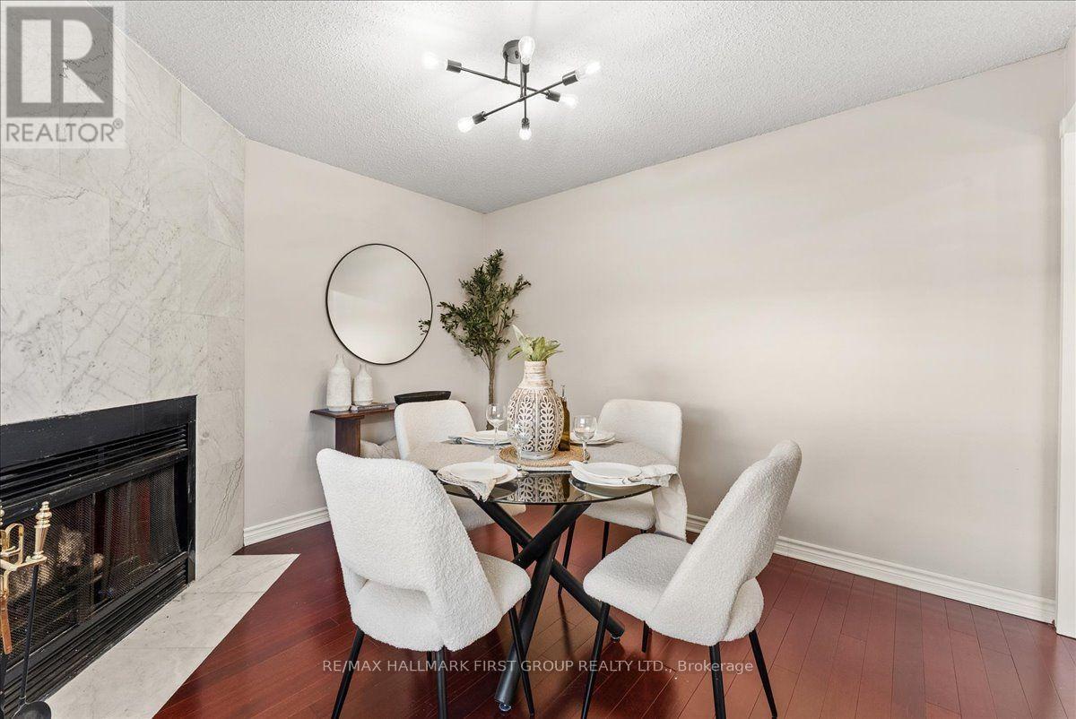 39 Keys Drive, Ajax, ON - Indoor Photo Showing Dining Room With Fireplace