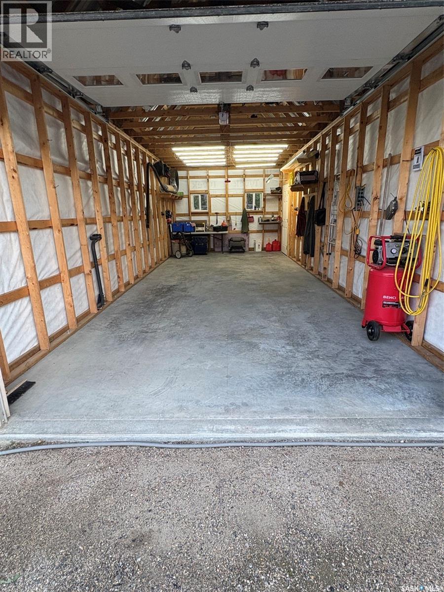 224 Bird Street, Loreburn, SK - Indoor Photo Showing Garage