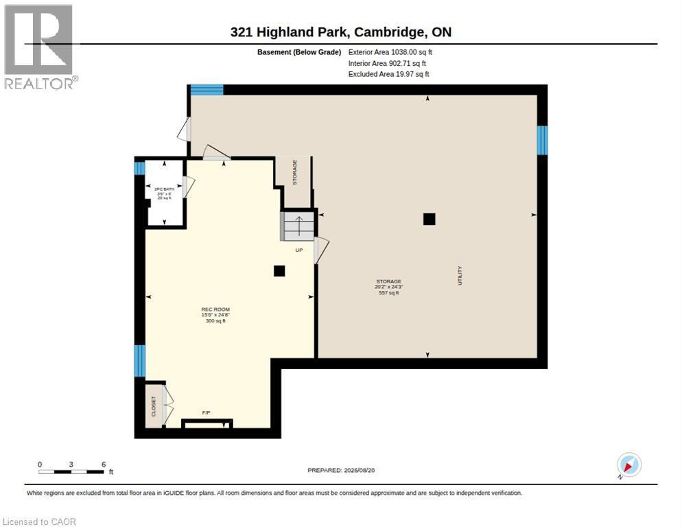 Floor plan - 321 Highland Park, Cambridge, ON