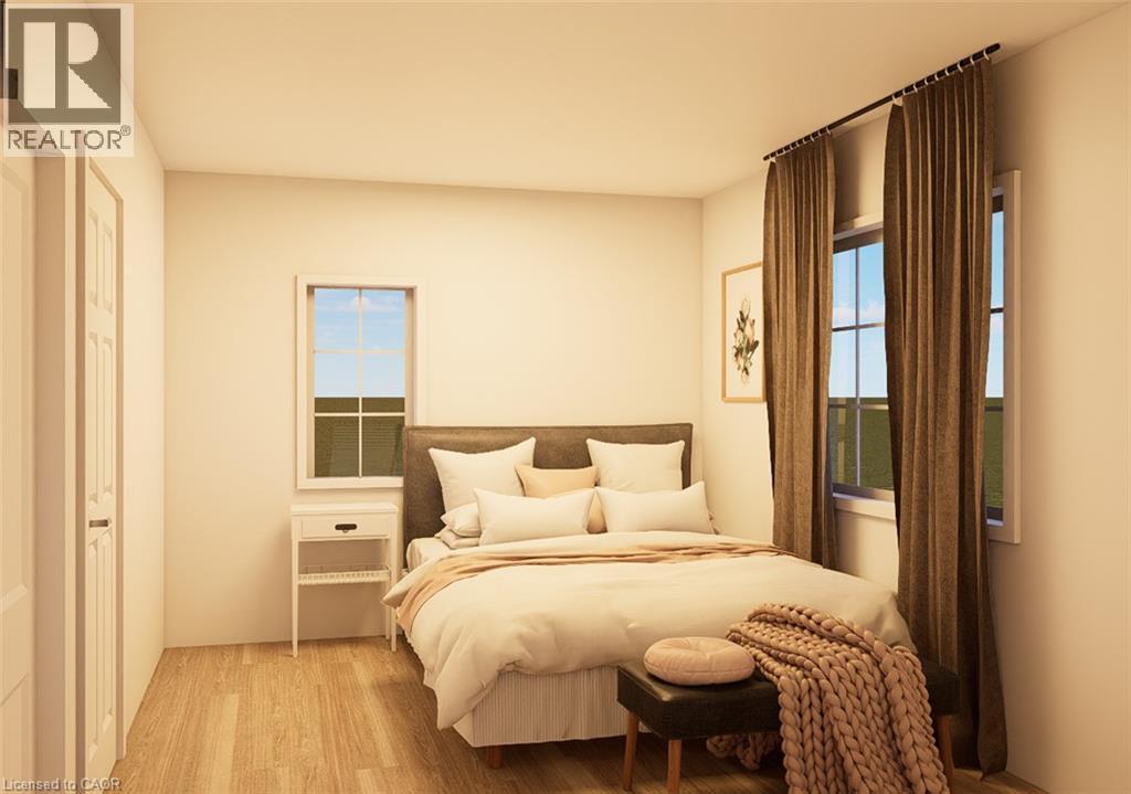 Designer rendering Bedroom 2 - 321 Highland Park, Cambridge, ON