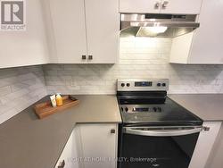 Subway Backsplash, Glass Top Range - 