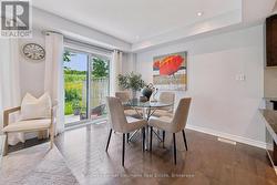 Dining with sliders to patio - 