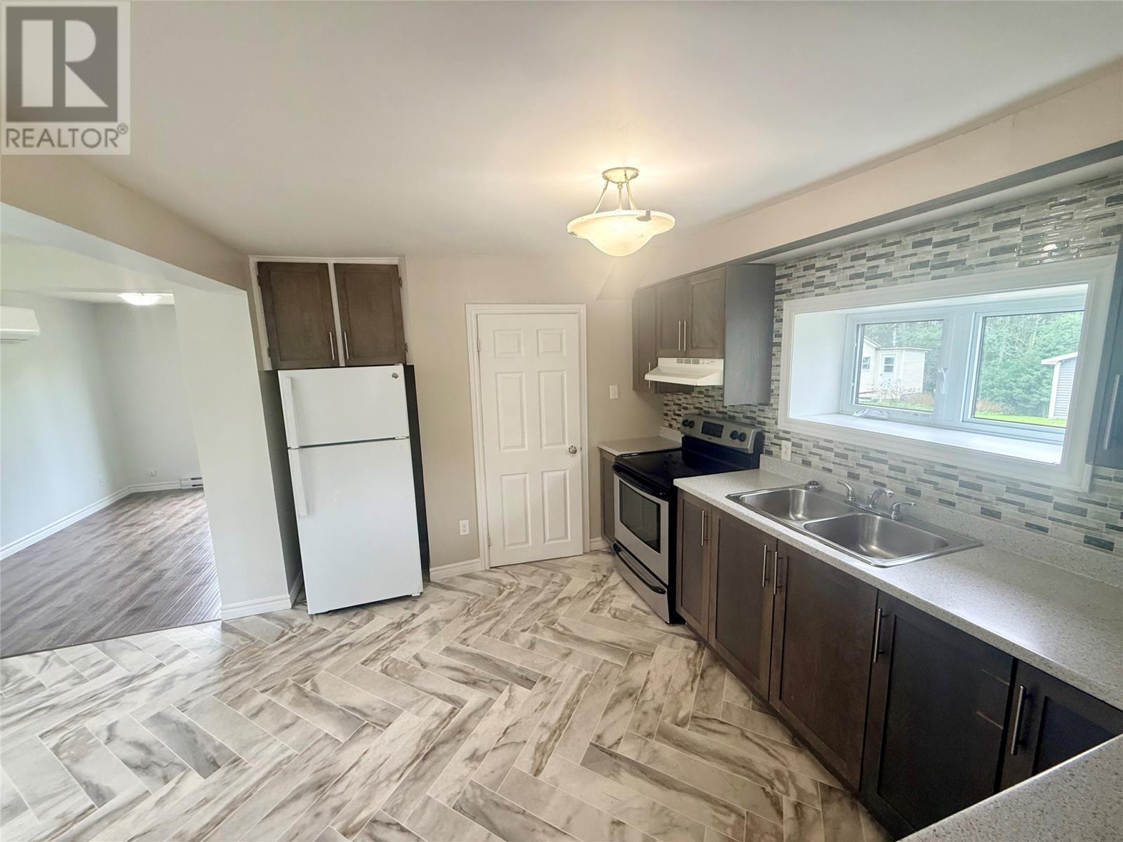 2 Eighteenth Avenue, Grand Falls-Windsor, NL - Indoor Photo Showing Kitchen With Double Sink