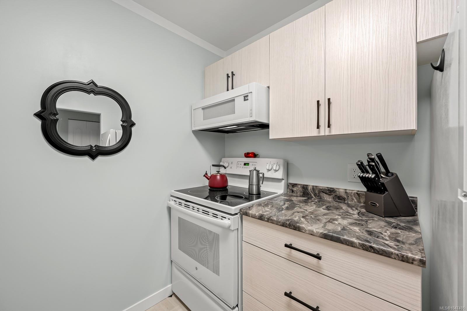 #108-130 Back Rd, Courtenay, BC - Indoor Photo Showing Kitchen