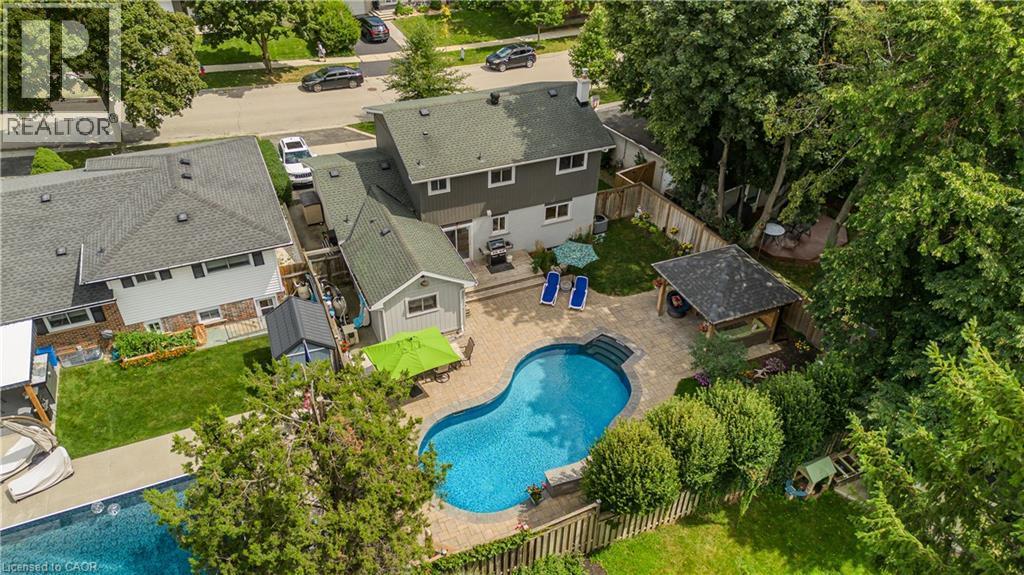 2124 Sandringham Drive, Burlington, ON - Outdoor With In Ground Pool With View