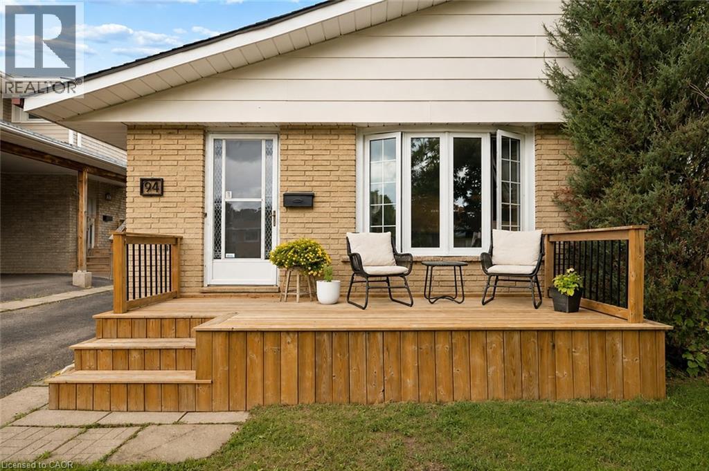 94 Monteagle Crescent, Kitchener, ON - Outdoor With Deck Patio Veranda With Exterior