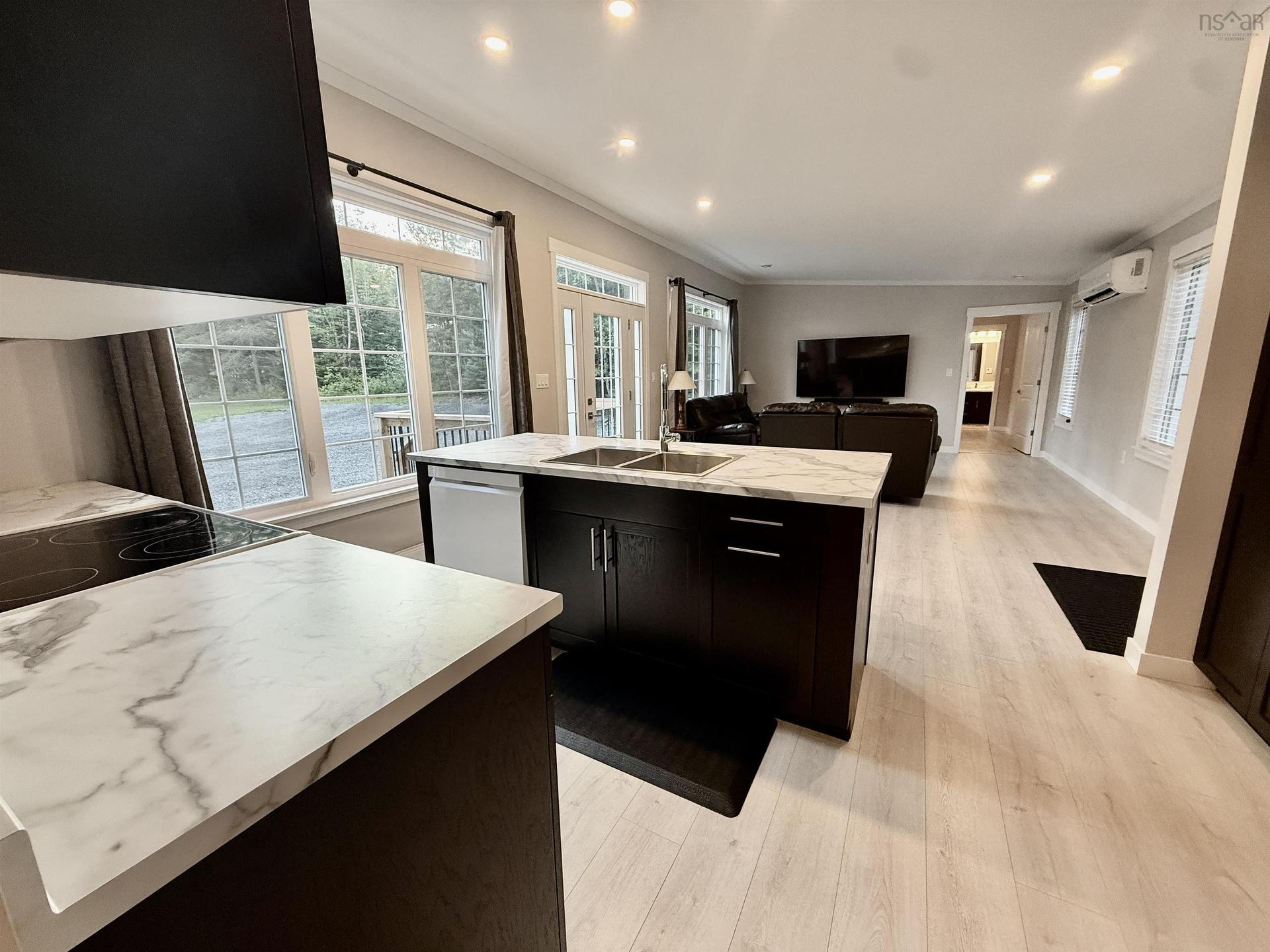 7101 Highway 14, Nine Mile River, NS - Indoor Photo Showing Kitchen With Double Sink