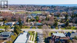 Aerial shows surrounded by Custom Homes - 