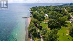 Aerial View of Park and Lake - 