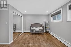 Bsmt bedrm, mirrored closet & above grade windows - 