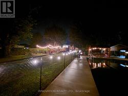 Backyard lighting around pool & fire pit - 