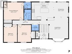Main level floor plan - 