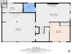 Basement floor plan - 