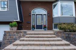 Steps leading to main entrance/foyer - 