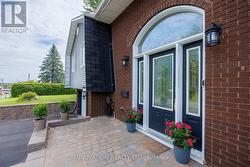 Front patio at main entrance - 