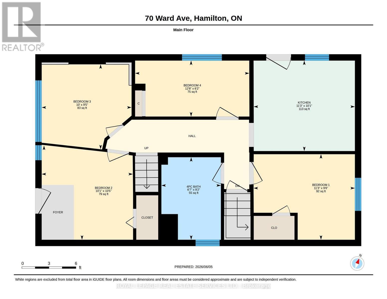 MAIN FLOOR FLOOR PLAN - 70 Ward Avenue, Hamilton, ON - Other