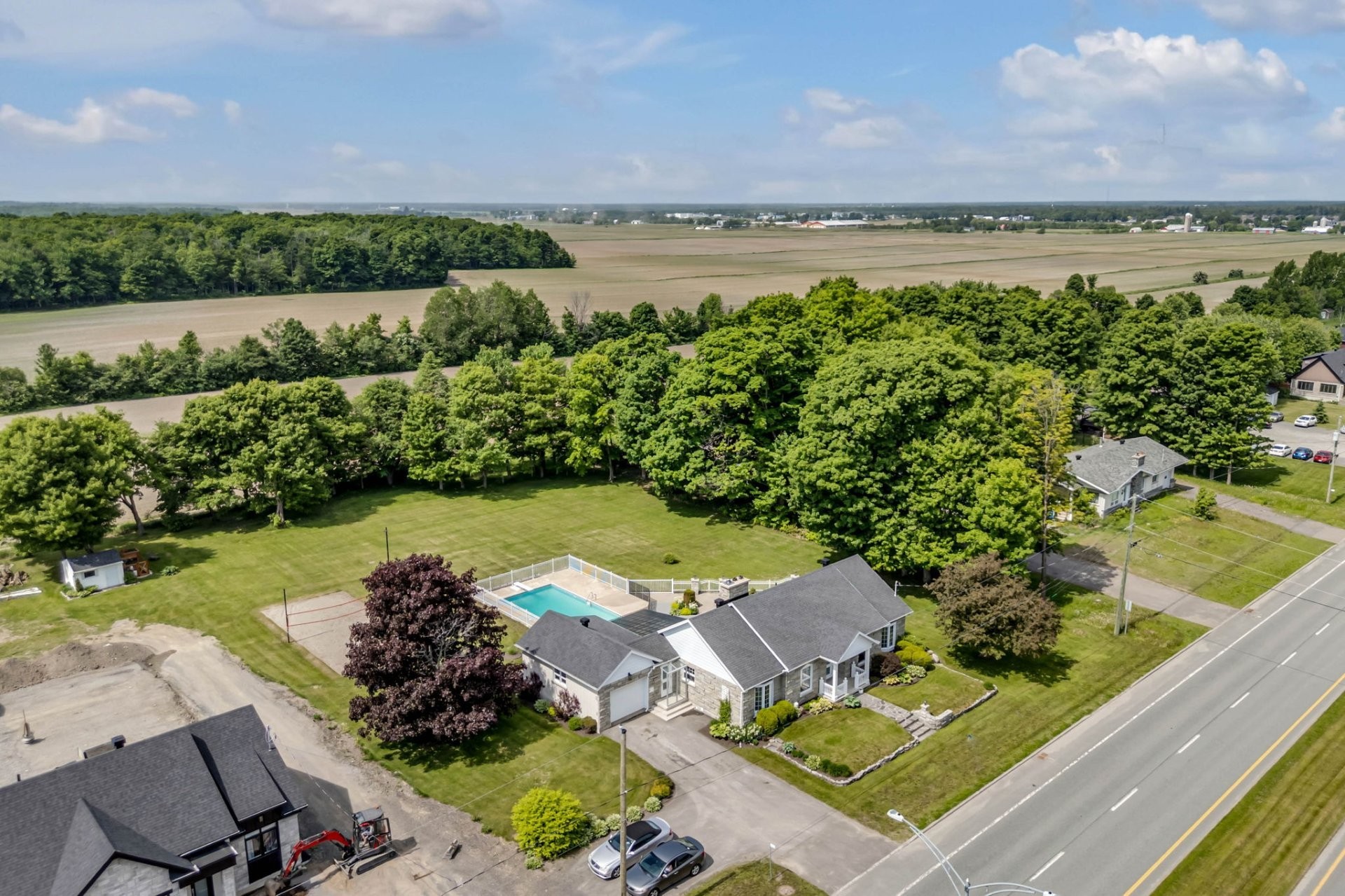 Aerial View - 415 Route Campagna, Saint-Henri, QC - Outdoor With View