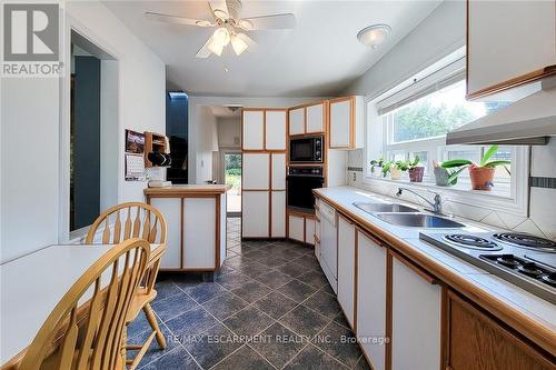42 Lake Avenue N, Hamilton, ON - Indoor Photo Showing Kitchen With Double Sink