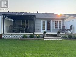 10' x 29' Composite Rear Deck (with Metal Gazebo) - 