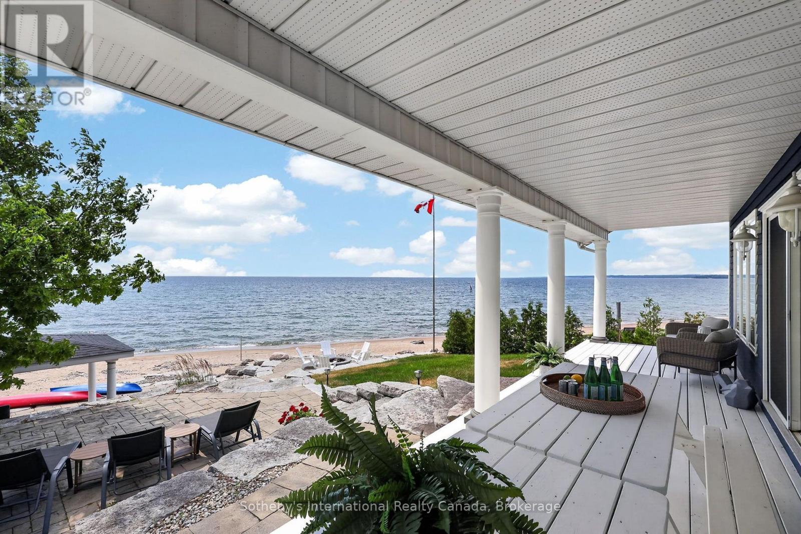 10 Lundy Lane, Tiny, ON - Outdoor With Body Of Water With Deck Patio Veranda With Exterior