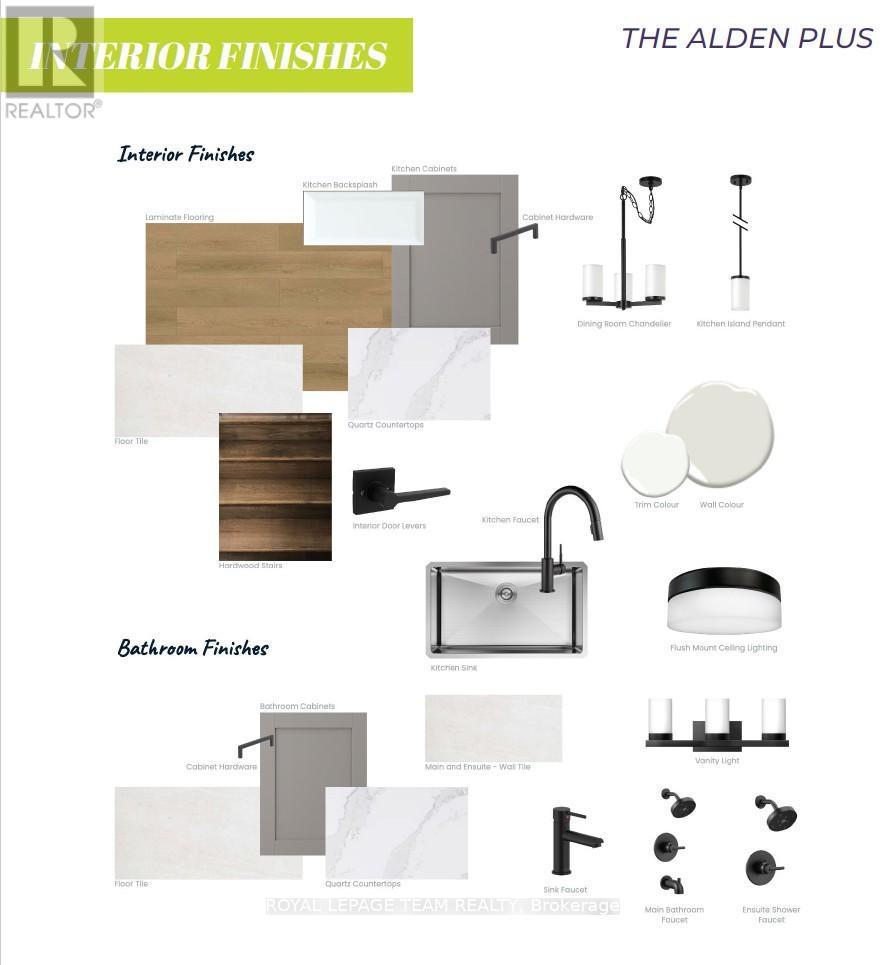Representation of chosen finishes - 52 Whitcomb Crescent, Smiths Falls, ON