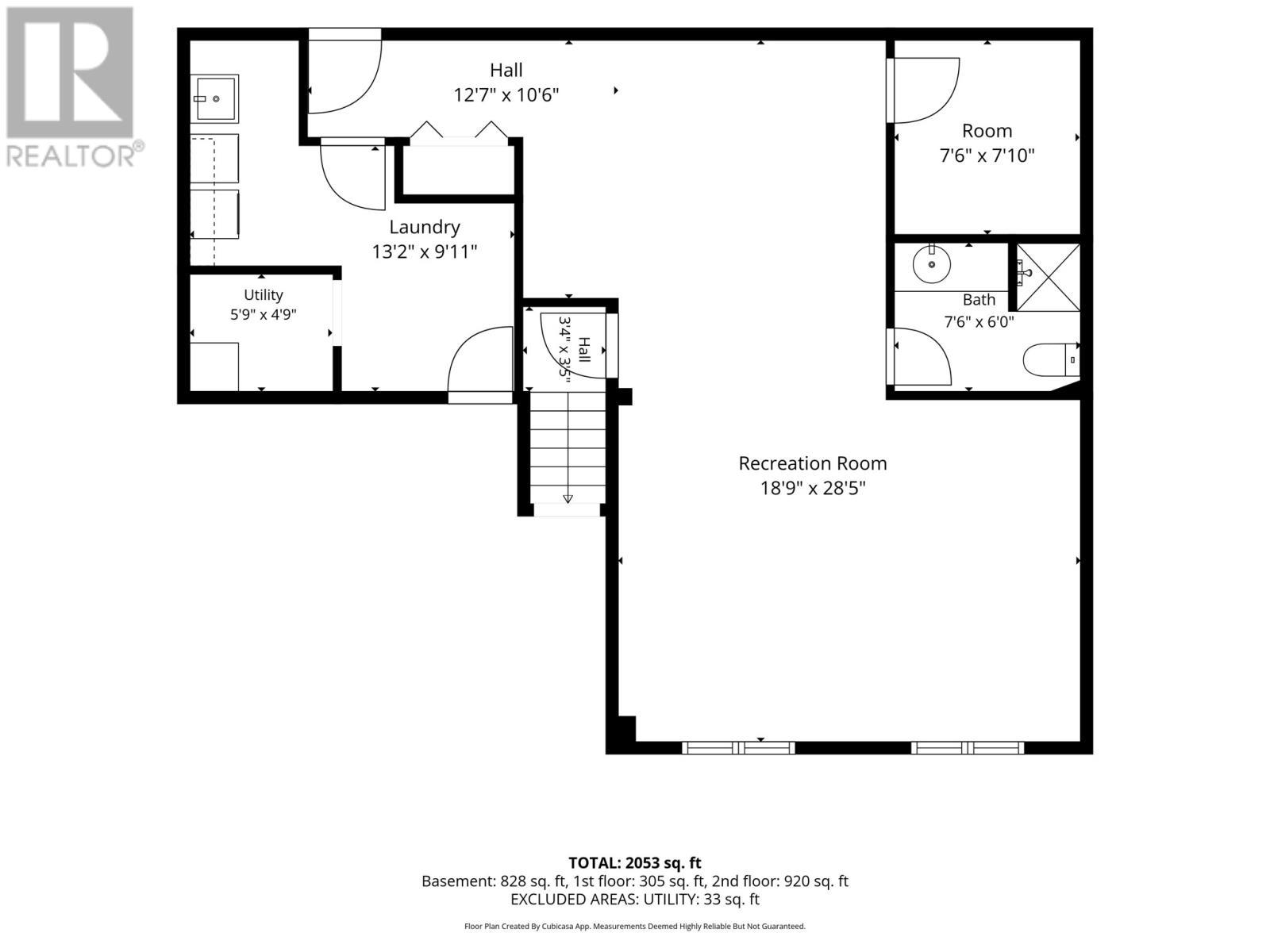 Basement Level Floorplan - 29 Elgin Drive, Paradise, NL