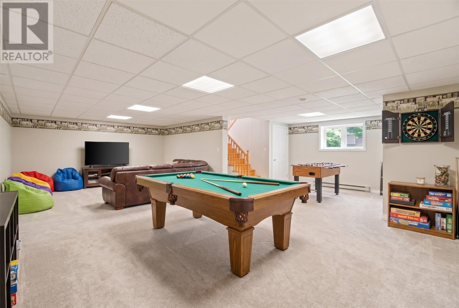 Rec Room, AI generated photo - 29 Elgin Drive, Paradise, NL