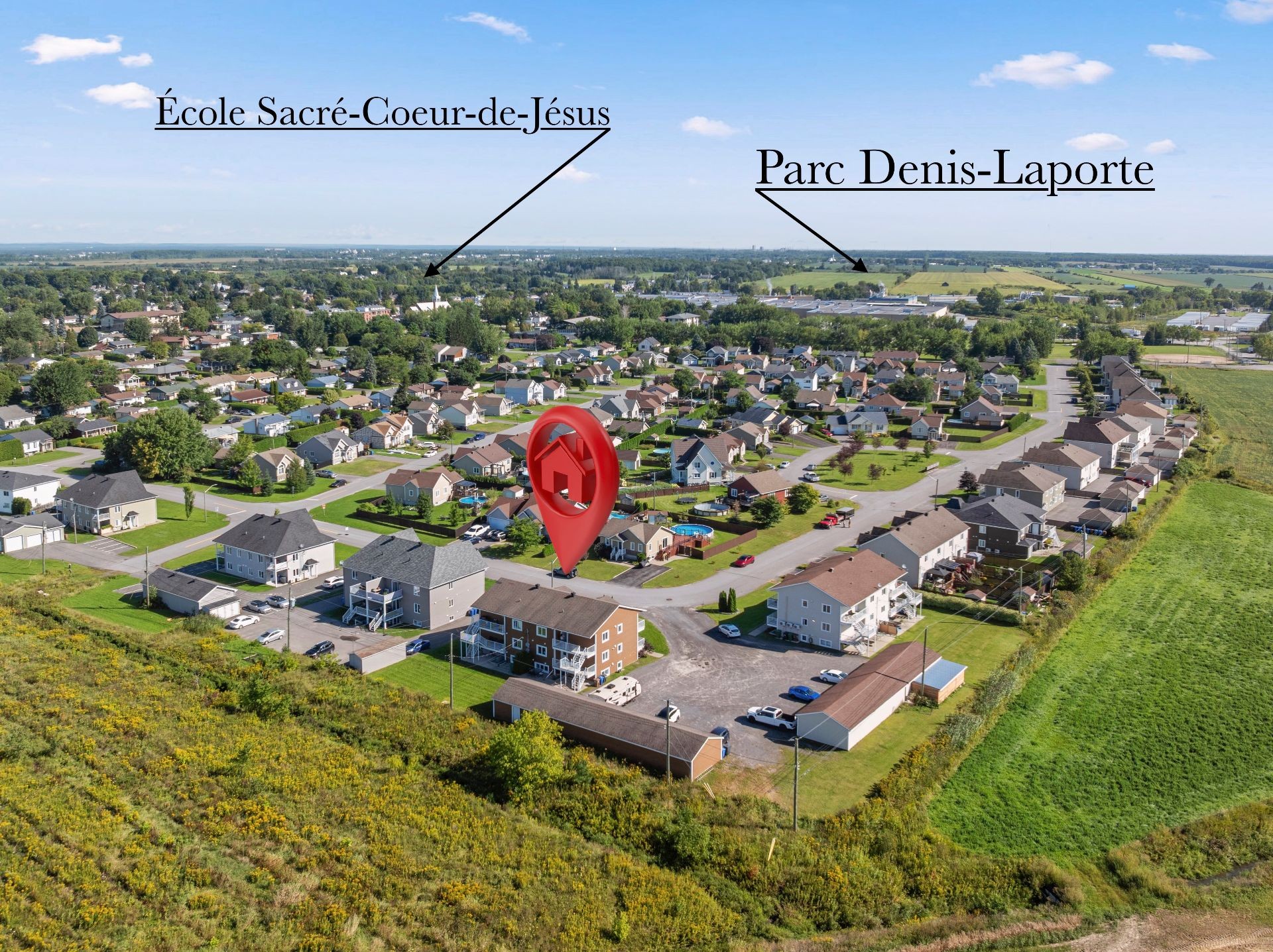 Photo aérienne - 67 9E Avenue, Crabtree, QC