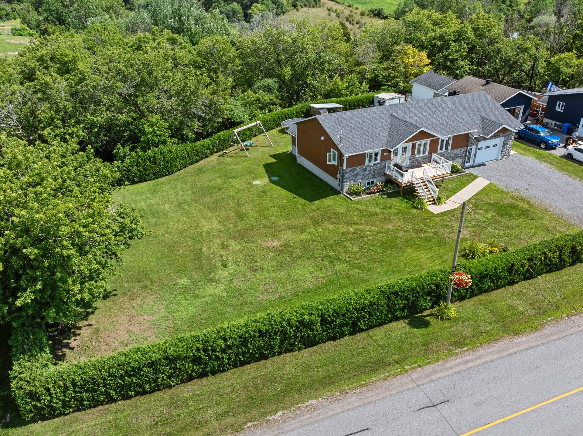 Aerial View - 1654 Rue Principale, Saint-Cuthbert, QC