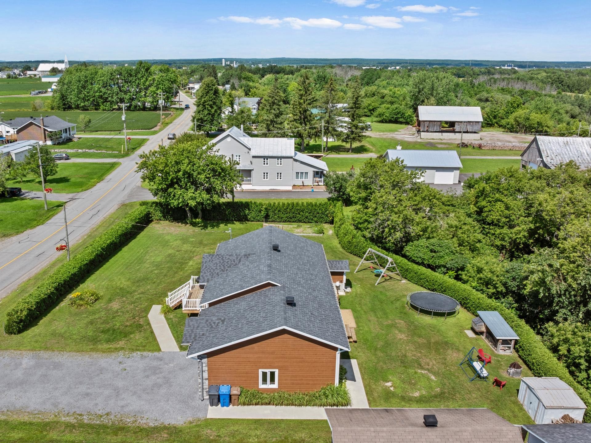 Aerial View - 1654 Rue Principale, Saint-Cuthbert, QC