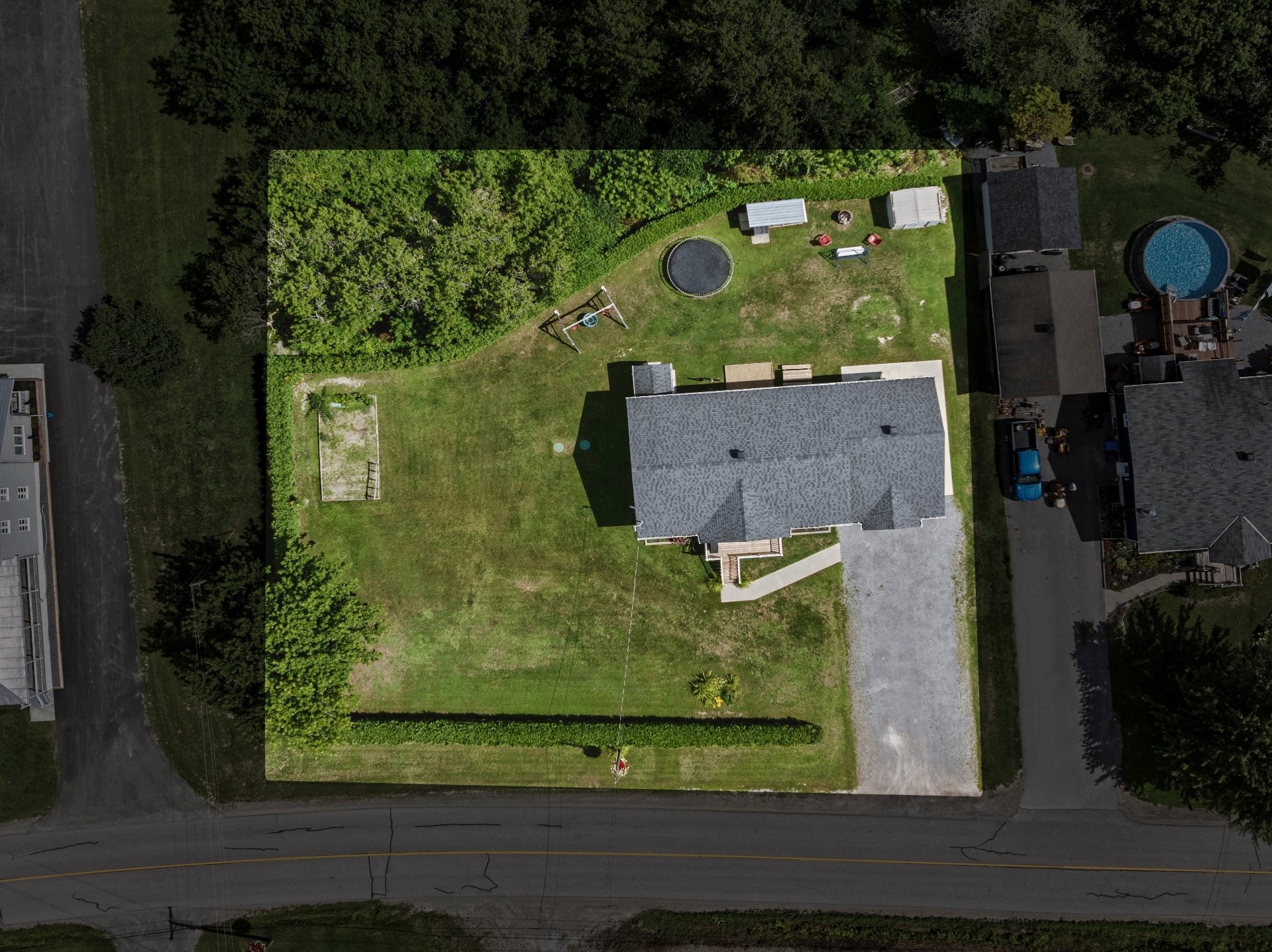 Aerial View - 1654 Rue Principale, Saint-Cuthbert, QC