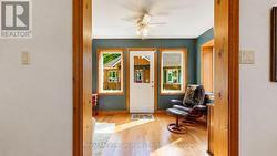 Hardwood in Den/Office (with Door to Side Yard) - 