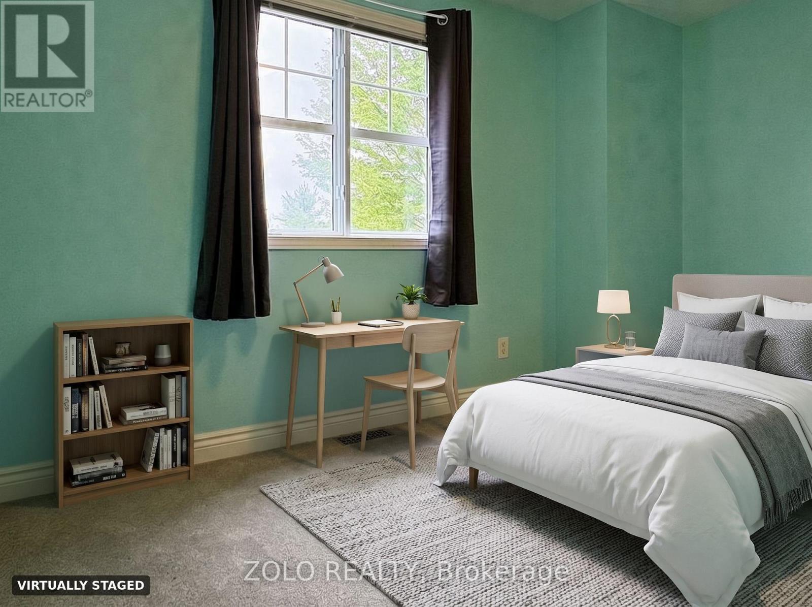 Virtually staged bedroom 3 - 255 Stoneway Drive, Ottawa, ON