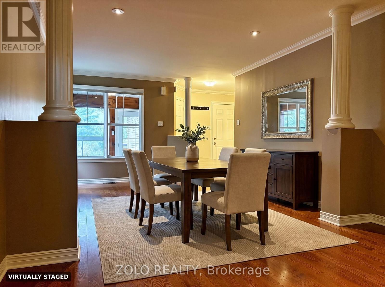 Virtually staged dining room - 255 Stoneway Drive, Ottawa, ON