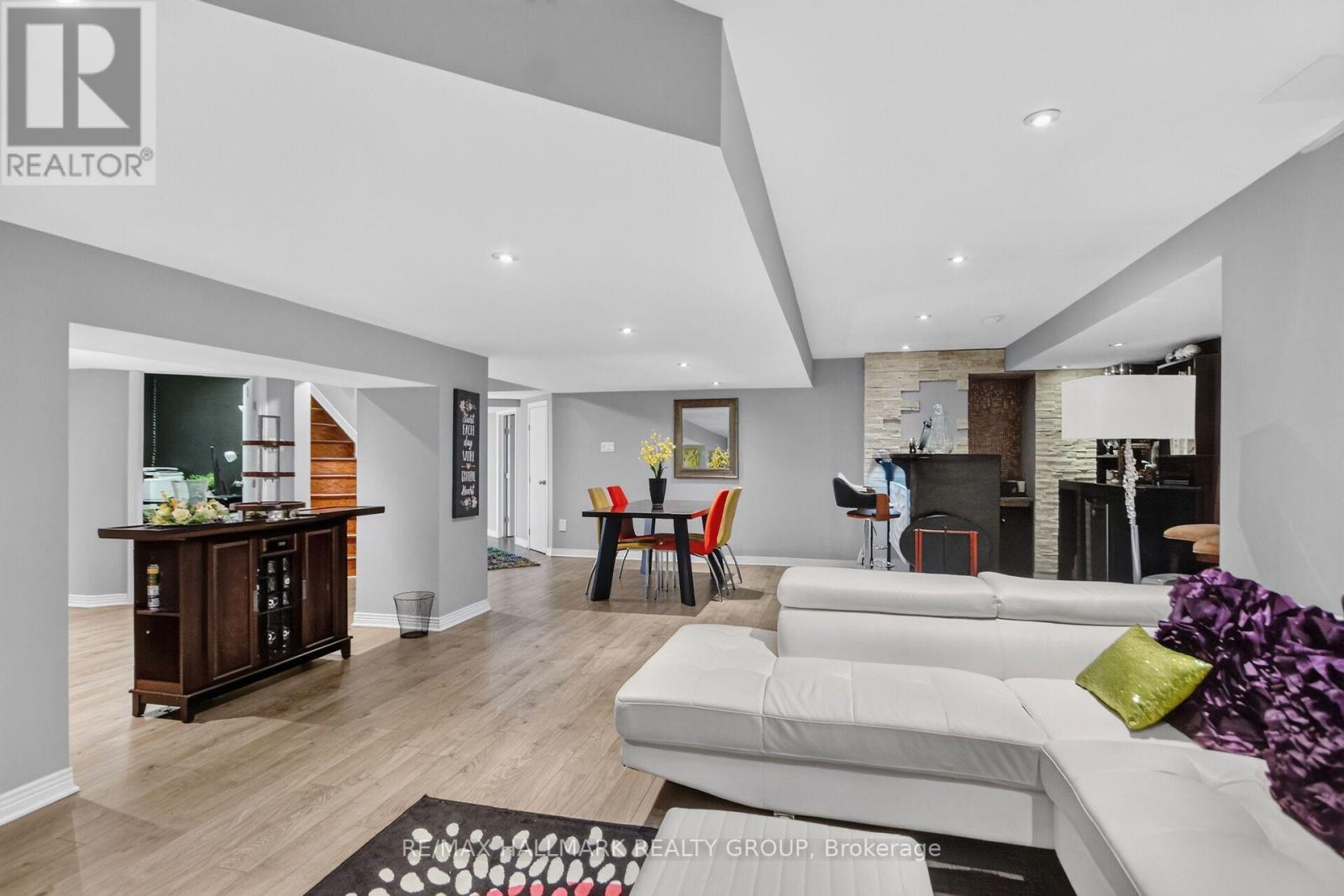 Opposite view rec room, bar area and game table - 11 Taj Court, Ottawa, ON