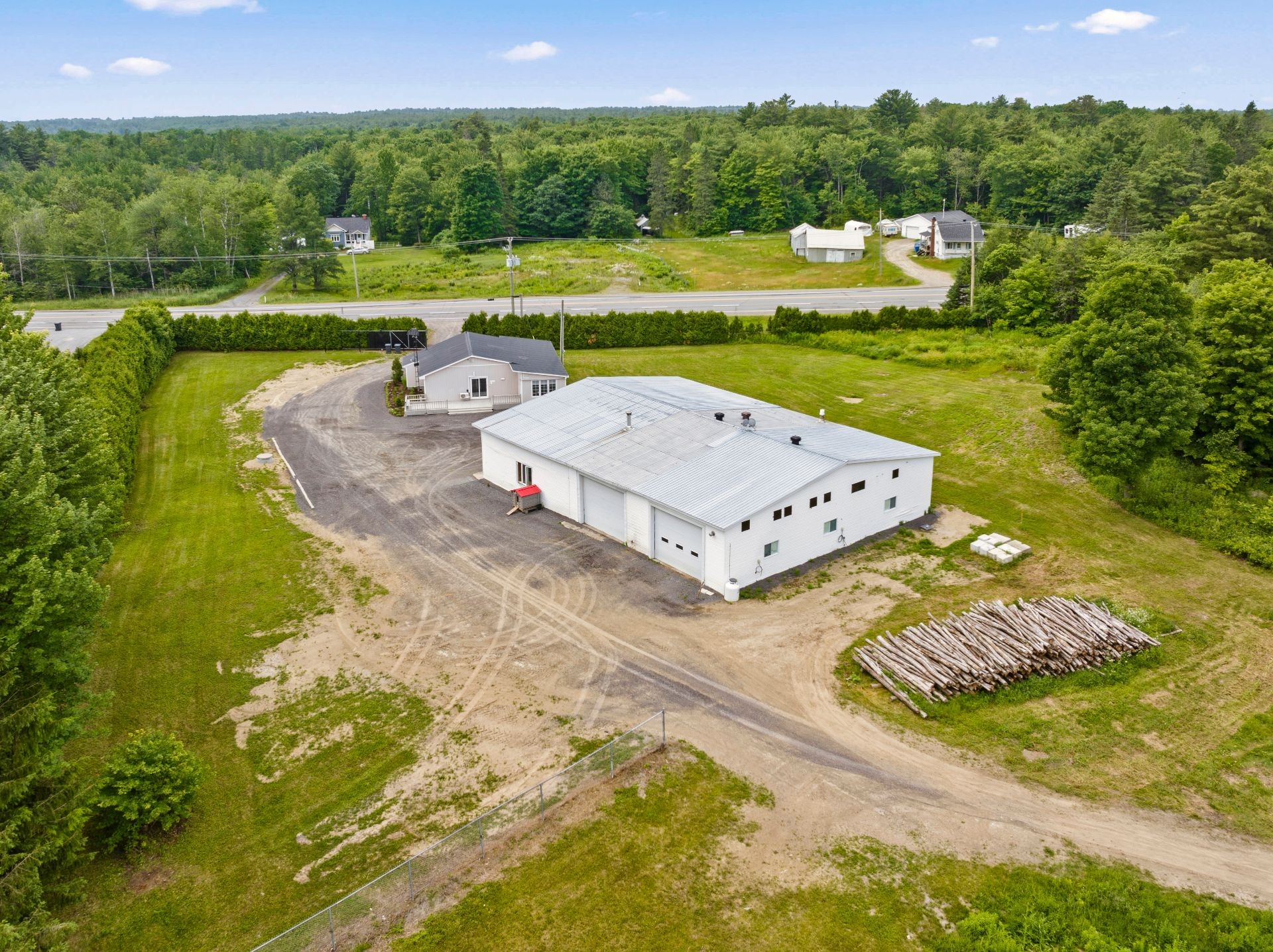 Aerial View - 2742 Ch. Du Lac, Saint-Norbert, QC