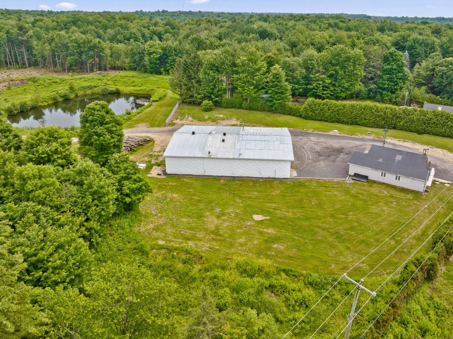 Aerial View - 2742 Ch. Du Lac, Saint-Norbert, QC