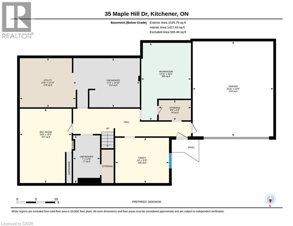 Floor plan - 35 Maple Hill Drive, Kitchener, ON