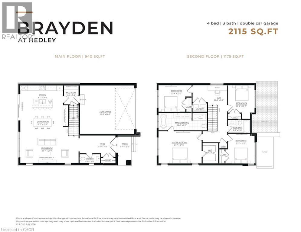 Floor plan - 148 Hedley Street, Cambridge, ON