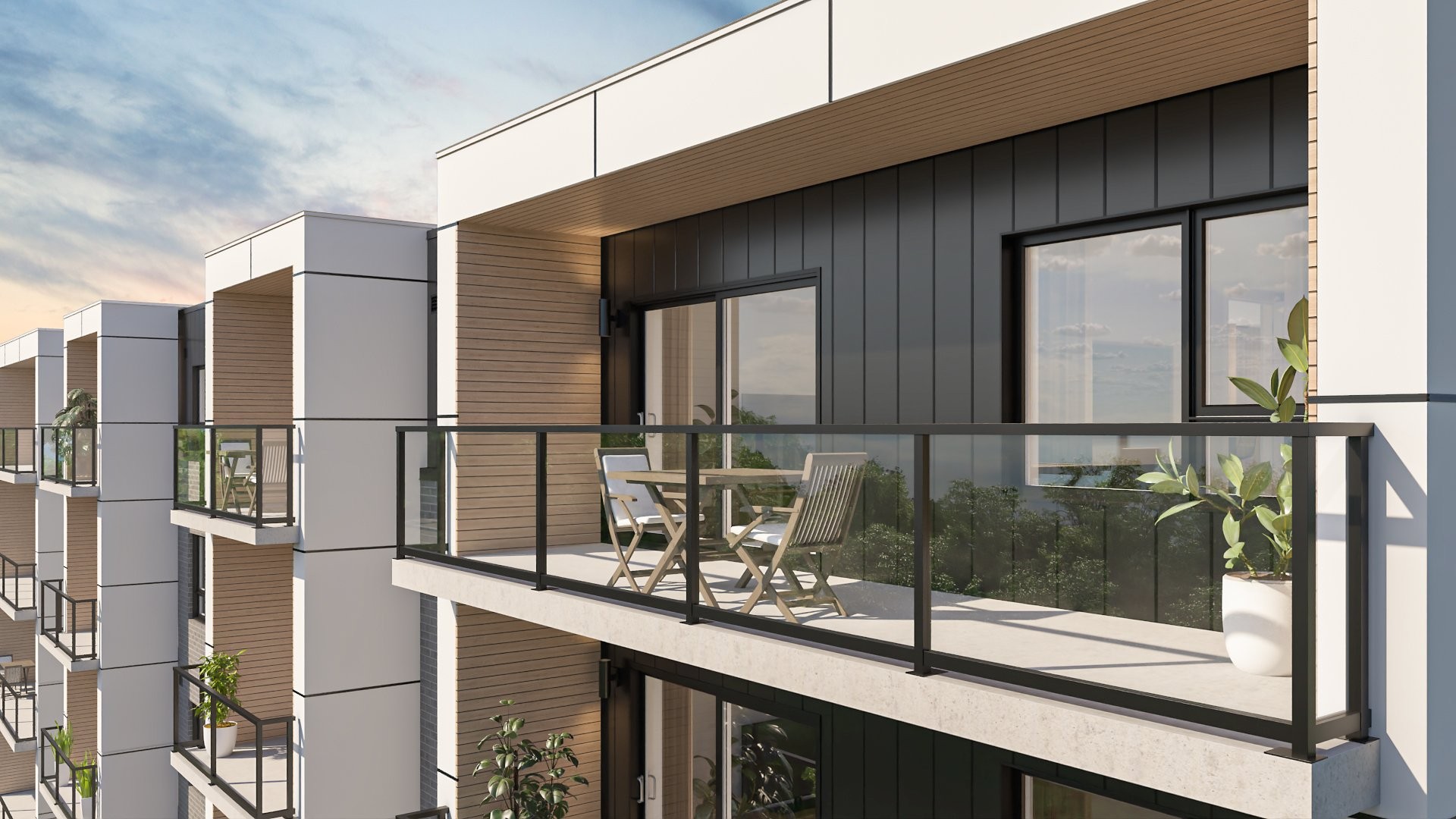 Balcon - 307-1470 Rue Du Frontenac, Lévis (Les Chutes-De-La-Chaudière-Ouest), QC