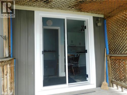 New DOUBLE FRENCH glass doors with white frame - 625 Tate Avenue, Hamilton, ON 