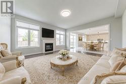 Virtually Staged Family Room -