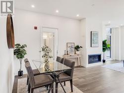 open-concept living and dining - 
