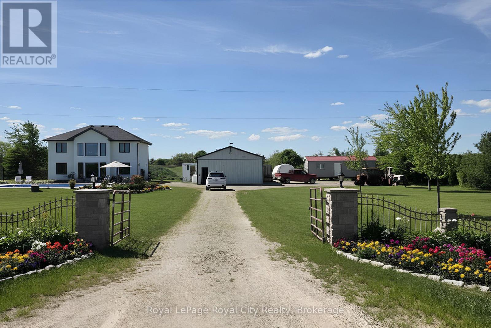 Virtually staged - showing potential of house - 7793 Sideroad 8 Side Road E, Wellington North, ON