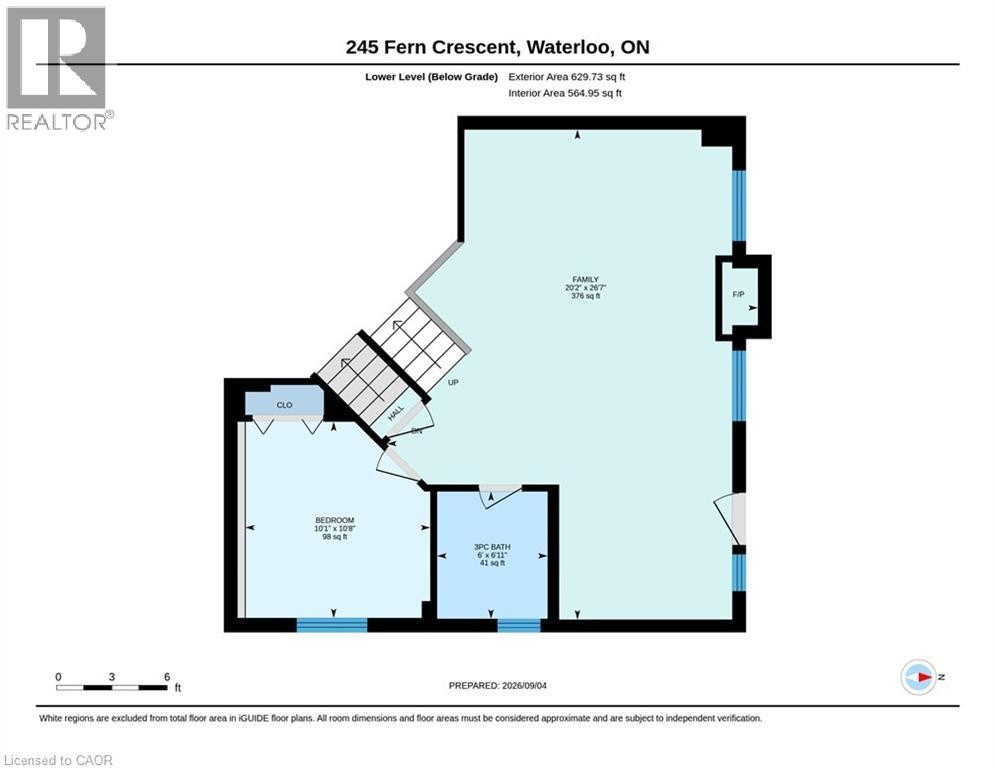 Floor plan - 245 Fern Crescent, Waterloo, ON