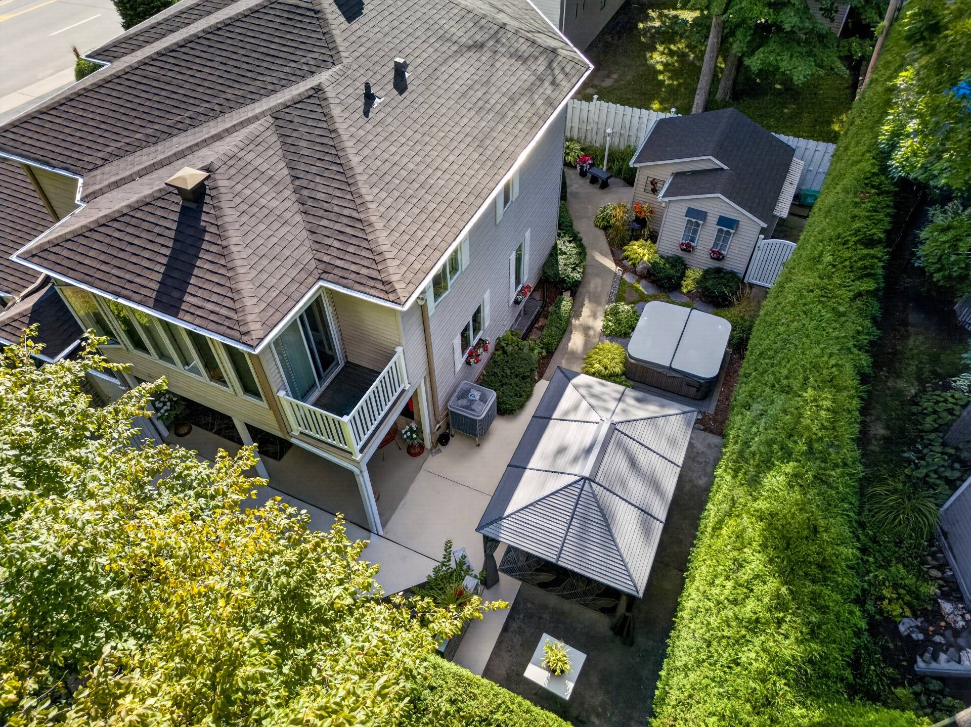Aerial View - 1673 - 1675 Boul. De Portland, Sherbrooke (Les Nations), QC